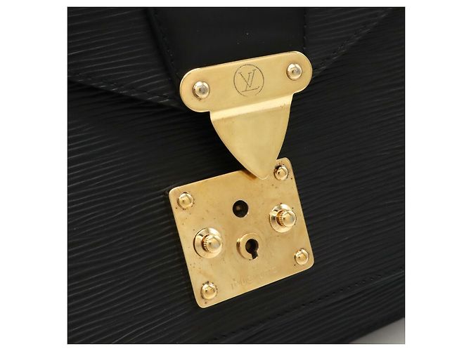 Borsa Monceau Epi Louis Vuitton Nero - vista 5