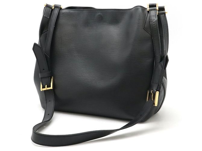 Borsa a Spalla Mandara MM Epi Louis Vuitton Nera Nero - vista 2