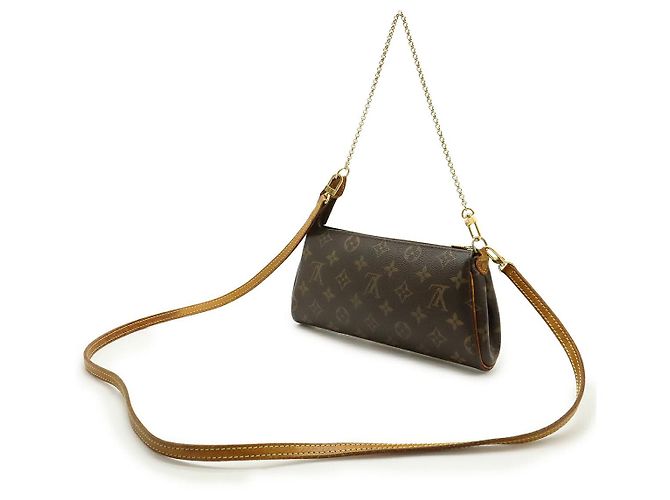 Pochette Eva Monogram Louis Vuitton Marron - vue 2