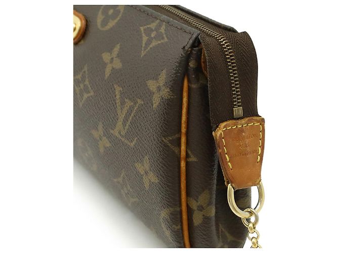 Pochette Eva Monogram Louis Vuitton Marron - vue 4