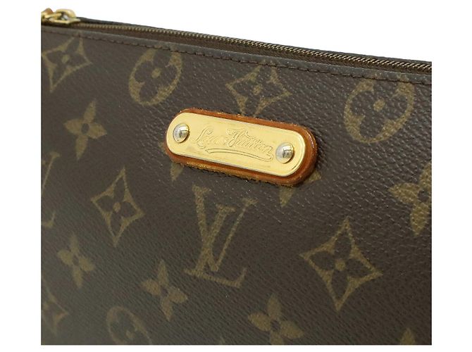 Pochette Eva Monogram Louis Vuitton Marron - vue 9