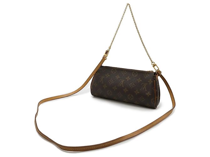 Clutch Eva Monogram Louis Vuitton Marrone - vista 2