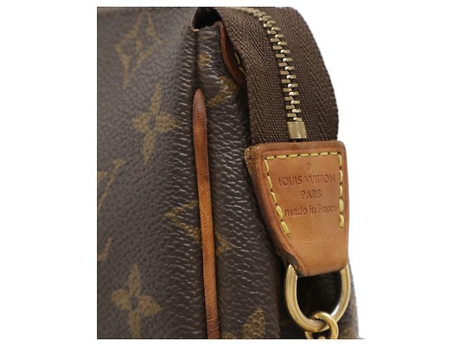 Clutch Eva Monogram Louis Vuitton Marrone - vista 8