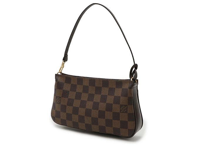 Clutch Damier Navona Louis Vuitton Marrone - vista 2