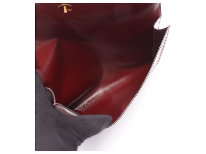 Borsa Clutch Pochette Rio di Hermès Rosso - vista 4