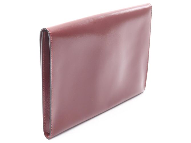 Borsa Clutch Pochette Rio di Hermès Rosso - vista 5