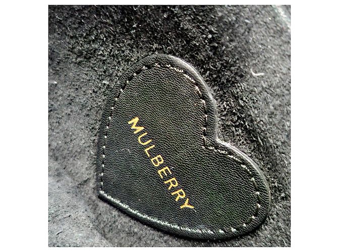 Mulberry Medium Cara Delevingne Quilted Convertible Backpack in Black Leather - view 9