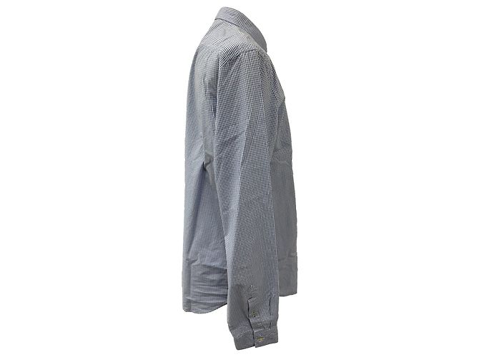 Camicia a maniche lunghe in cotone a quadri Brit di Burberry in blu Blu chiaro - vista 2