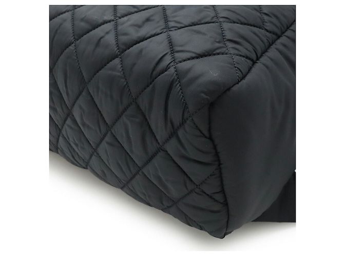 Zaino Cocoon in nylon e pelle nera di Chanel Nero - vista 3