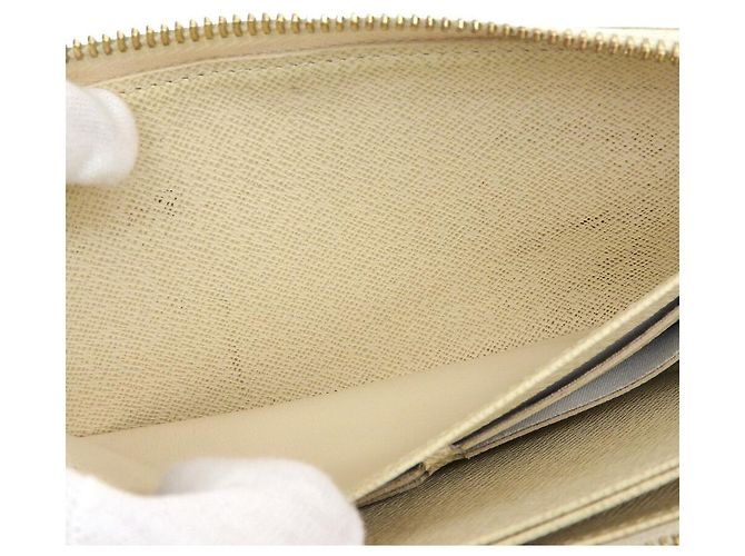 Portafoglio Zippy Damier Azur Louis Vuitton Marrone - vista 7