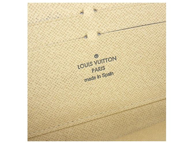 Portafoglio Zippy Damier Azur Louis Vuitton Marrone - vista 8