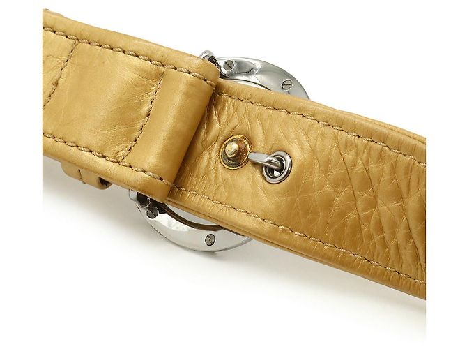 Borsa a Spalla in Pelle Chanel D'oro Metallico - vista 6