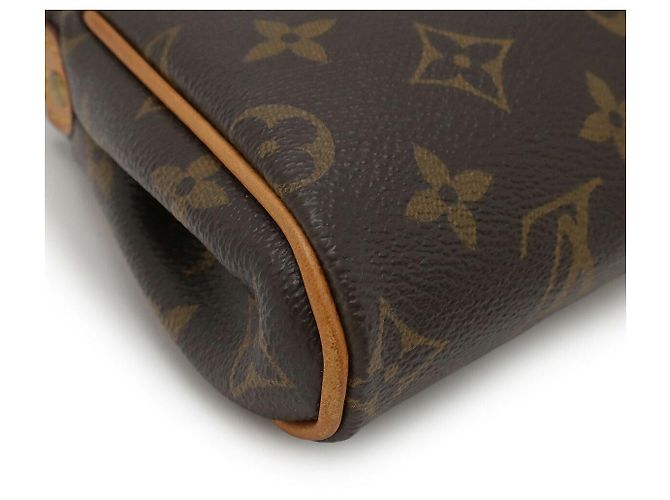 Pochette Eva Monogram Louis Vuitton Marrone - vista 3