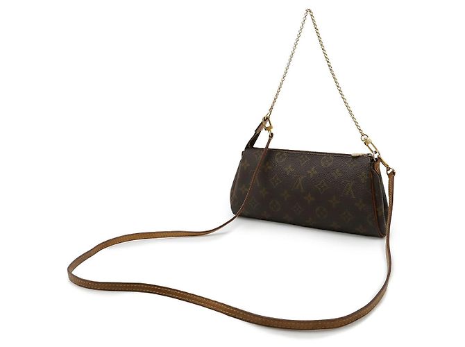 Borsa Clutch Eva Monogramma Louis Vuitton Marrone - vista 2