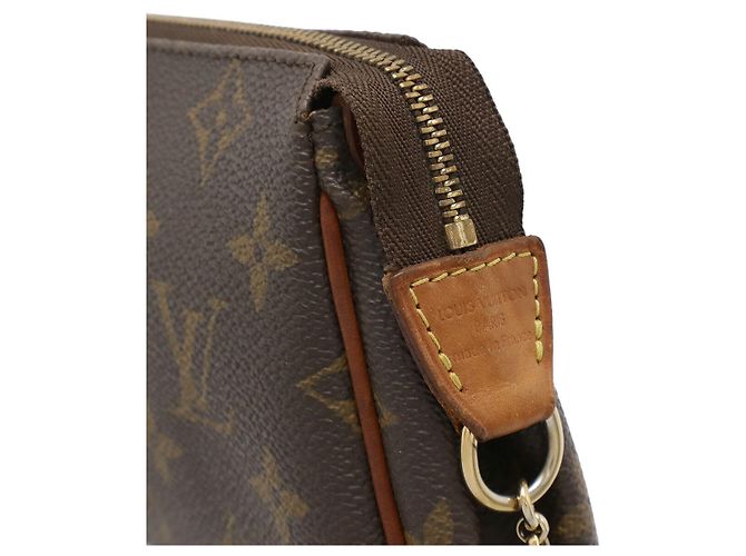 Borsa Clutch Eva Monogramma Louis Vuitton Marrone - vista 6