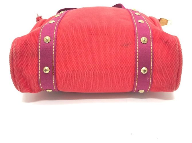 Louis Vuitton Antigua Cabas MM Tasche Rot - Ansicht 3
