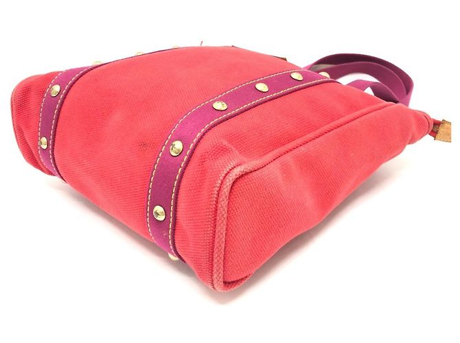 Louis Vuitton Antigua Cabas MM Tasche Rot - Ansicht 5