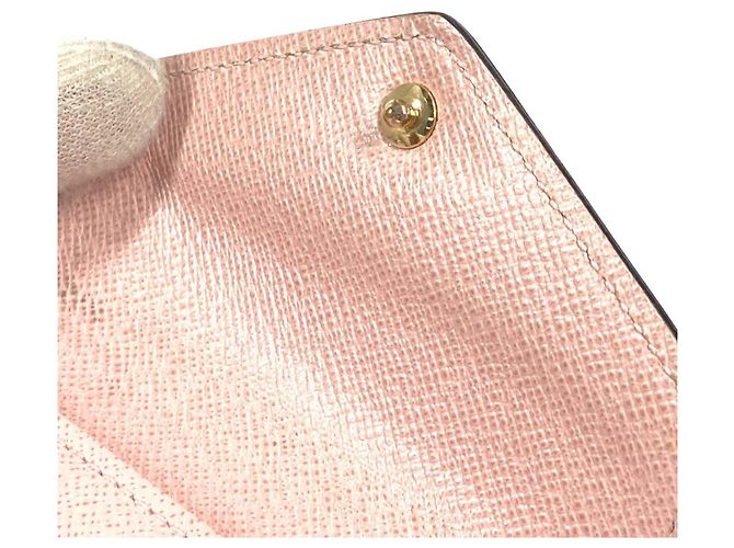 Billetera Compacta Zoe Monograma Louis Vuitton Castaño Rosa - vista 11