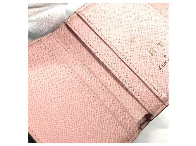 Billetera Compacta Zoe Monograma Louis Vuitton Castaño Rosa - vista 12