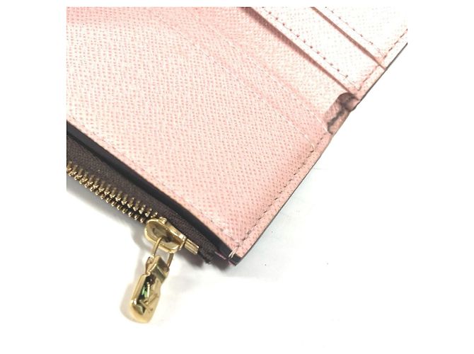 Billetera Compacta Zoe Monograma Louis Vuitton Castaño Rosa - vista 13