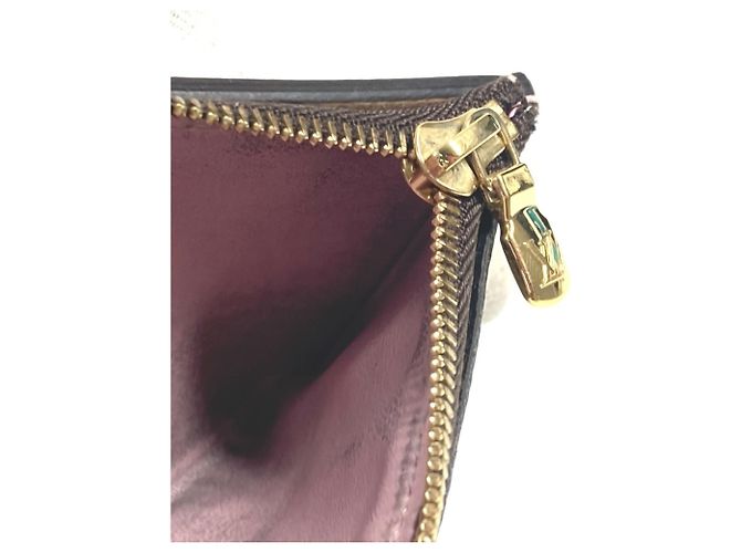 Billetera Compacta Zoe Monograma Louis Vuitton Castaño Rosa - vista 15