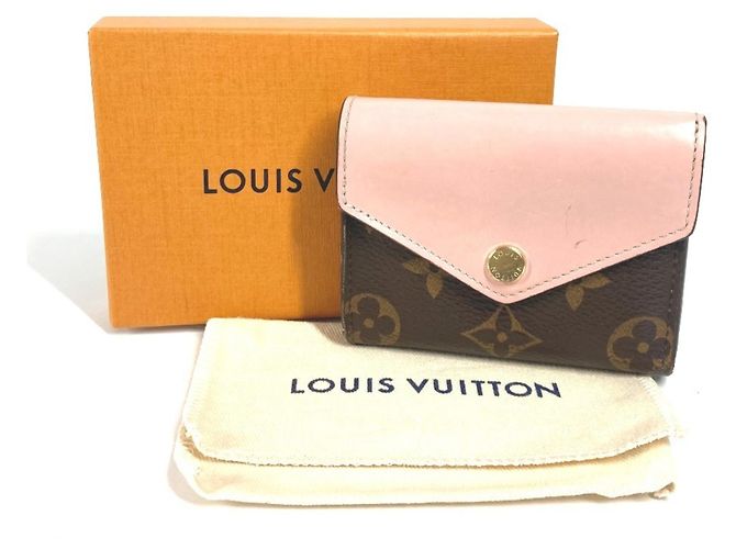 Billetera Compacta Zoe Monograma Louis Vuitton Castaño Rosa - vista 18