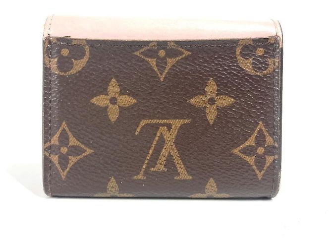 Billetera Compacta Zoe Monograma Louis Vuitton Castaño Rosa - vista 2
