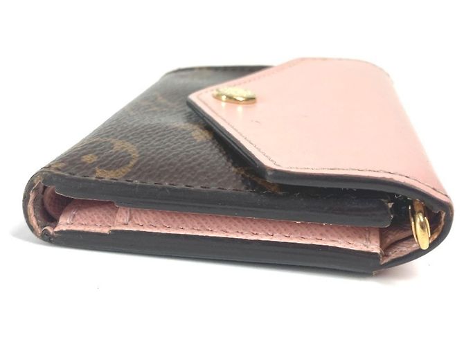 Billetera Compacta Zoe Monograma Louis Vuitton Castaño Rosa - vista 3