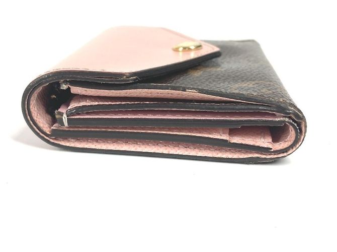 Billetera Compacta Zoe Monograma Louis Vuitton Castaño Rosa - vista 4