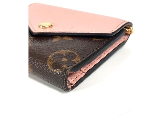 Billetera Compacta Zoe Monograma Louis Vuitton Castaño Rosa - vista 6