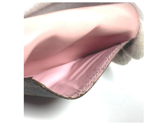 Billetera Compacta Zoe Monograma Louis Vuitton Castaño Rosa - vista 8