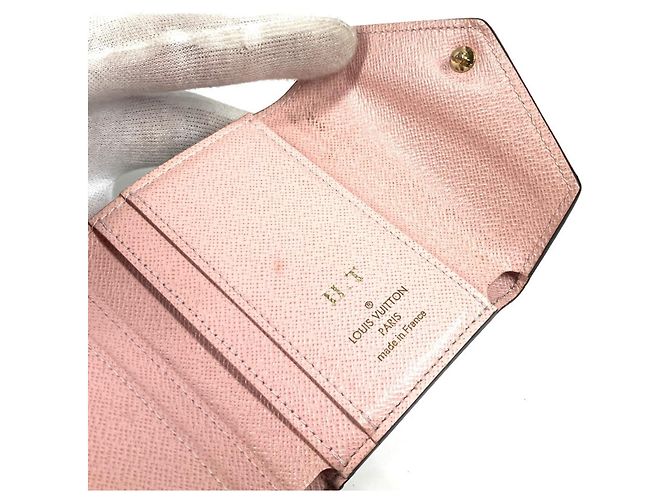 Billetera Compacta Zoe Monograma Louis Vuitton Castaño Rosa - vista 9