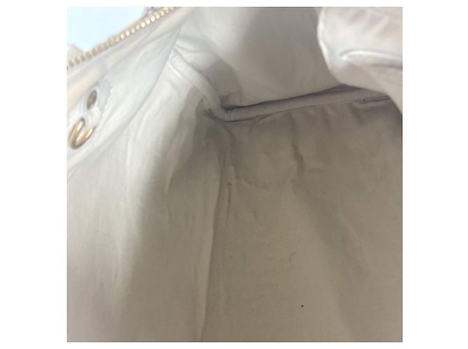 Speedy Borsa Boston Mini Lin Monogram Louis Vuitton Bianco Blu navy - vista 18