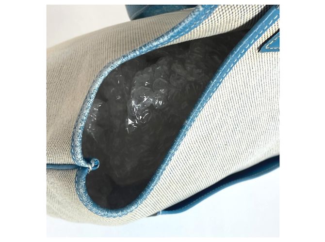 Hermès Jardinier PM Schultertasche Blau - Ansicht 12