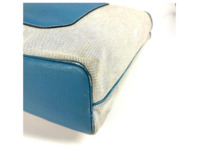 Hermès Jardinier PM Schultertasche Blau - Ansicht 6