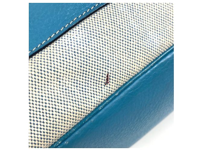 Hermès Jardinier PM Schultertasche Blau - Ansicht 8