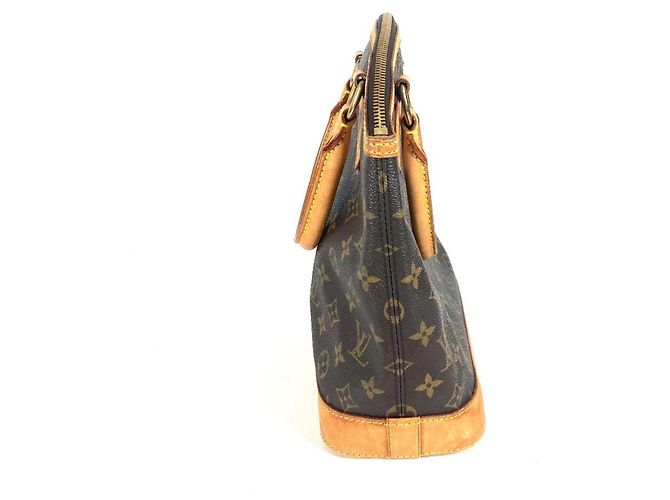 Louis Vuitton Monogram Lockit Handtasche Braun - Ansicht 3