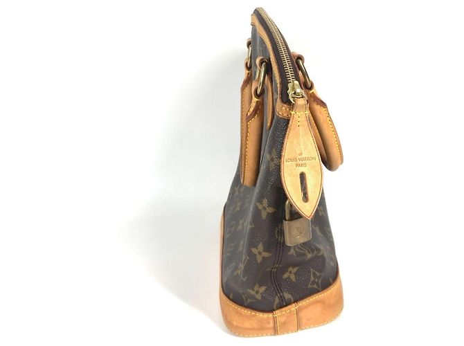 Louis Vuitton Monogram Lockit Handtasche Braun - Ansicht 4