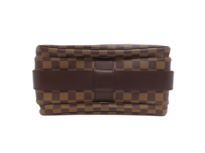 Borsa a Spalla Naviglio M45255 di Louis Vuitton Marrone Damier ebene - vista 4