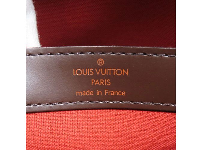 Borsa a Spalla Naviglio M45255 di Louis Vuitton Marrone Damier ebene - vista 6
