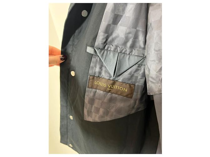 Giacca a vento Louis Vuitton Nera in Tela Nero - vista 8