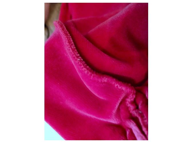 Falda de Terciopelo Preppy Sonia Rykiel T XS/S/M Fucsia - vista 3