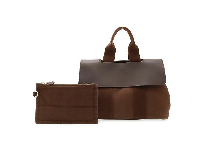Hermès Valparaiso PM Handtasche Braun - Ansicht 2