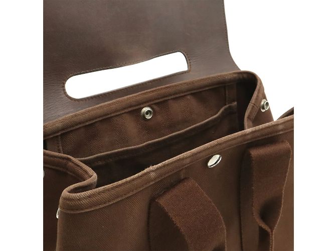 Hermès Valparaiso PM Handtasche Braun - Ansicht 8