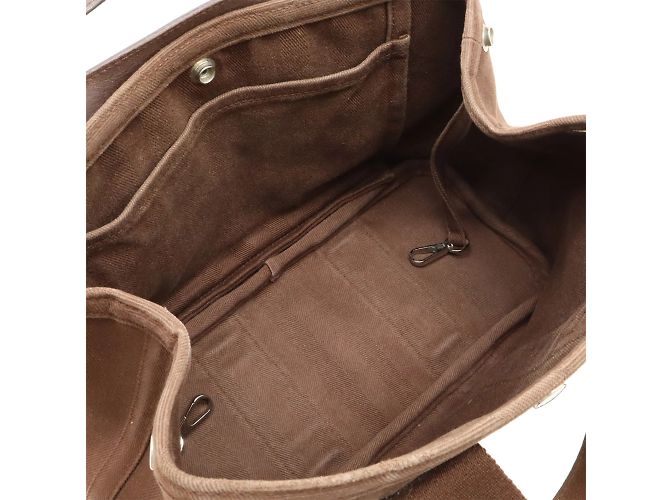 Hermès Valparaiso PM Handtasche Braun - Ansicht 9