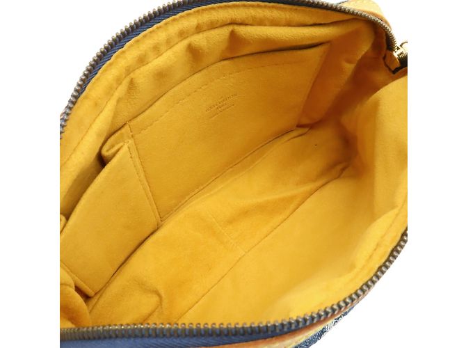 Marsupio in denim Monogram Louis Vuitton Blu - vista 6