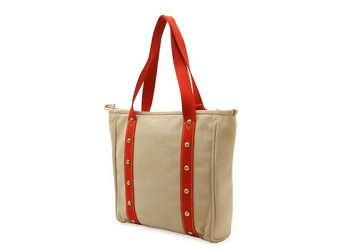 Louis Vuitton Antigua Cabas MM Tasche Rot Beige - Ansicht 3