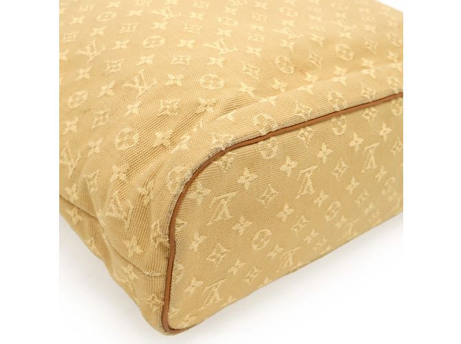Borsa Tote Mini Lucille GM Monogramma Louis Vuitton Beige - vista 4
