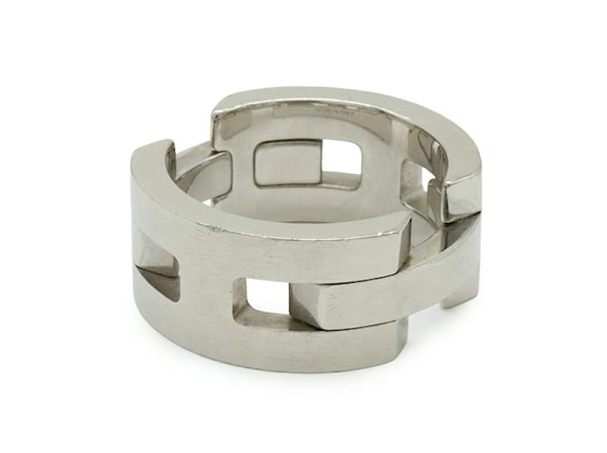 Ring Bague Turbo Hermès Argenté - vue 4