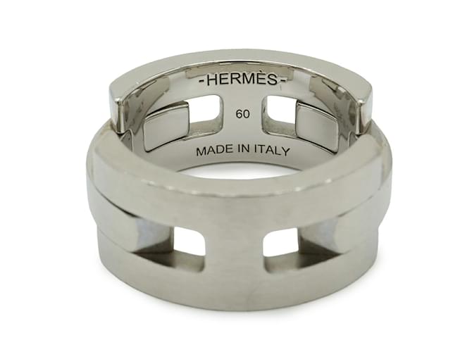Ring Bague Turbo Hermès Argenté - vue 5